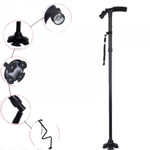 Adjustable height walking portable forearm disabled medical walking stick cane aluminum walking canes