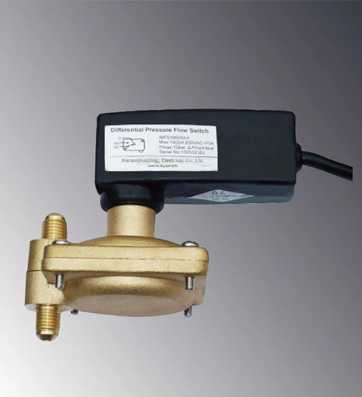 adjustable range differential pressure flow switch