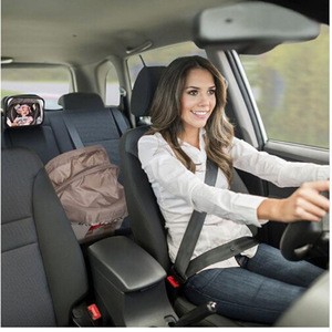 Adjustable Wide Car Rear Seat View Mirror Baby/Child Seat Car Safety Mirror Monitor Headrest High Quality Car Interior
