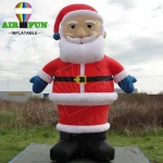Airfun Hot-selling Christmas products Santa Claus Christmas tree inflatable arches Outdoor courtyard party decoration