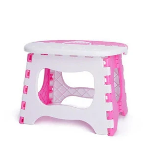  high quality convenient plastic fold stool foldable step stool