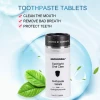 all natural whitening charcoal and coconut oil toothpaste tablets organic stain removal whitening travel Toothpaste granules