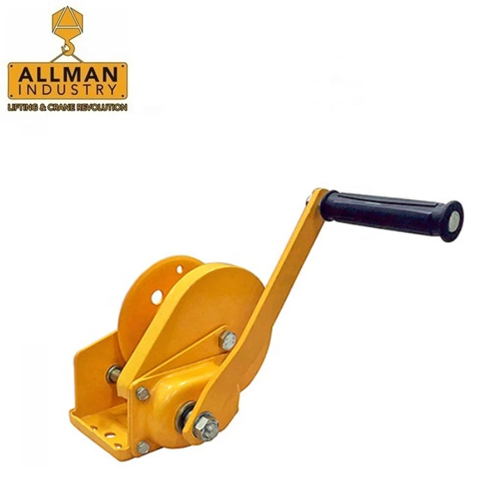 ALLMAN best selling 10m rope length  800lbs hand winch stainless steel