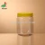 Import Almond Bottle Container Multi Purpose 600ml 20oz Transparent PET Packaging Honey Hexagon Plastic Food Jar with Screw Ribbed Lid from China