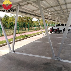 Aluminum car parking solar panel canopy caport