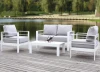 Aluminum Frame with Sprying Workership Simply Clean Style Garden Sofa Set/HB41.9519