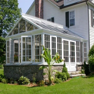 aluminum low-e sunroom glass house outdoor glass room outdoor veranda sunroom winter garden prices