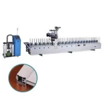 Aluminum MDF wood finish profile wrapping machine