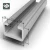 Import Aluminum profile manufacturer cnc machining extruded aluminum channel from China
