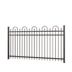 Aluminum railing systems black aluminum fence / China low price processed aluminum fence