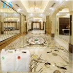 Amazing Resin Luxury Hotel Bedroom Curtain Epoxy 3D Floor Tiles Price, Poster Mural Curtain Epoxy Resin Wall Paper 3D