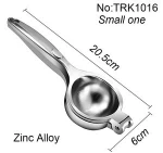 Amazon Zinc Alloy Citrus Hand Press Lemon Juicer,  Manual Lemon Squeezer with Lemon Zester