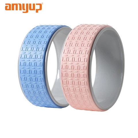 Amyup high quality eva yoga wheel set yoga pilates ring wheel