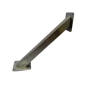Angled Kitchen Accessories bar Counter bracket hardware stainless steel leg for table