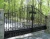 Import Antique wrought iron villa main gate, house front driveway wrought iron gate from China