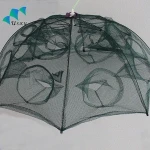 Aquaculture traps automatic umbrella trap crayfish trap