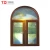 Import Arched Wooden Pattern Awning Window With Double Glazing Glass Wholesale teak wood window design from China