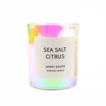 Aromatherapy decoration customization candle colorful film glass cup scented candle