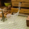 Artificial Metal Wire Iron Bird Model Miniature Figurines Home Decor