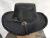 Import Australian Black Cowboy Hat  | Genuine Full Grain Outback Leather Cowboy Men Hat from Pakistan