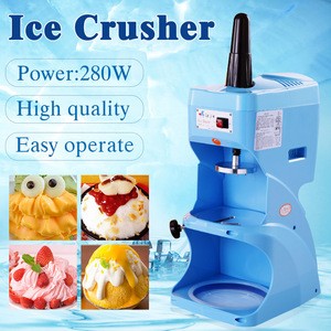 automatic snow ice shaver block shaving machine easy operate ice crusher