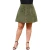Autumn Winter New Mini Skirt with Double Pocket Button Slim Waist Corduroy Ladies A Line Plus Size Women Skirts