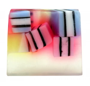 B0403  Powdered  Pastels Soap Colorful Rich Foaming Olive Oil Fruit Scent Soap Moroccan Skincare 100% Handmade Toilet Soap