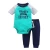 Import Baby 2 pieces sets baby Pure Cotton Underwear Infant T-shirt and pants on sale baby clothes set from China