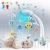 Import Baby Musical Bed Bell Baby Toys Kids Projection Crib Mobile Cute Cartoon Animal Newbron Rattles Infant Education Early Learning from China