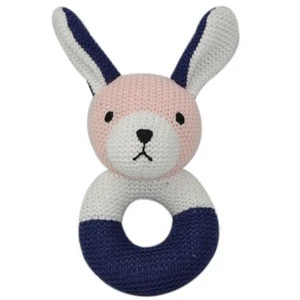 Baby soft rattles rabbit toy stuffed bunny baby rattle