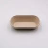 bagasse salad container with sauce dressing cup