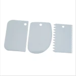 Baking Pastry Tools Hard Plastic Dough Cutter Dough Pastry Cake Scraper