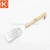 BBQ accessories grill tool with Burning Logo on wooden handle