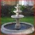 Import Beautiful yellow beige molds for garden water fountain 3 tier stone outdoor fountains for decor from China
