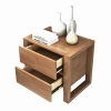 Bedroom Furniture bamboo Nightstands, Table Bedside Storage Drawer with Drawer Console