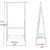 Import Beech wood storage clothes hanger with shoe rack shelves white coat rack from China