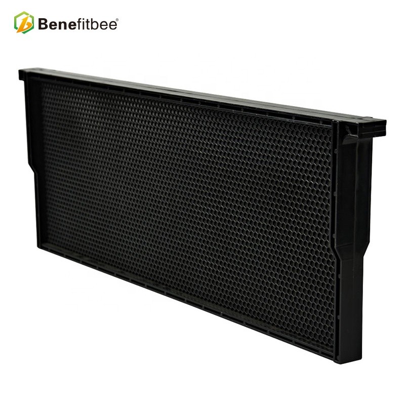 Benefitbee wholesale high quality plastic honey bee hive frames with foundation sheet