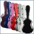 best musical instruments custom high quality carbon fabric guitar flight case &amp; 39/40/41/42inches, oem for colorful guitar case