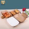 Best popular sale food grade paper box fast food packing kraft paper boat tray