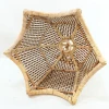 Best price natural rattan motif hanging lamp cover classical lighting with Asian nuances for dreamhouse