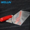 Best Quality Promotional Plastering Trowel Red Wooden Handle Bricklaying Knife