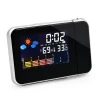 Best Seller Wireless Rotating Projection Desktop LED Digital Alarm Clock With Snooze Display Temperature Hygrometer