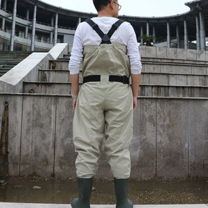 best selling cheap price waterproof fly fishing plus size breathable  chest fishing waders