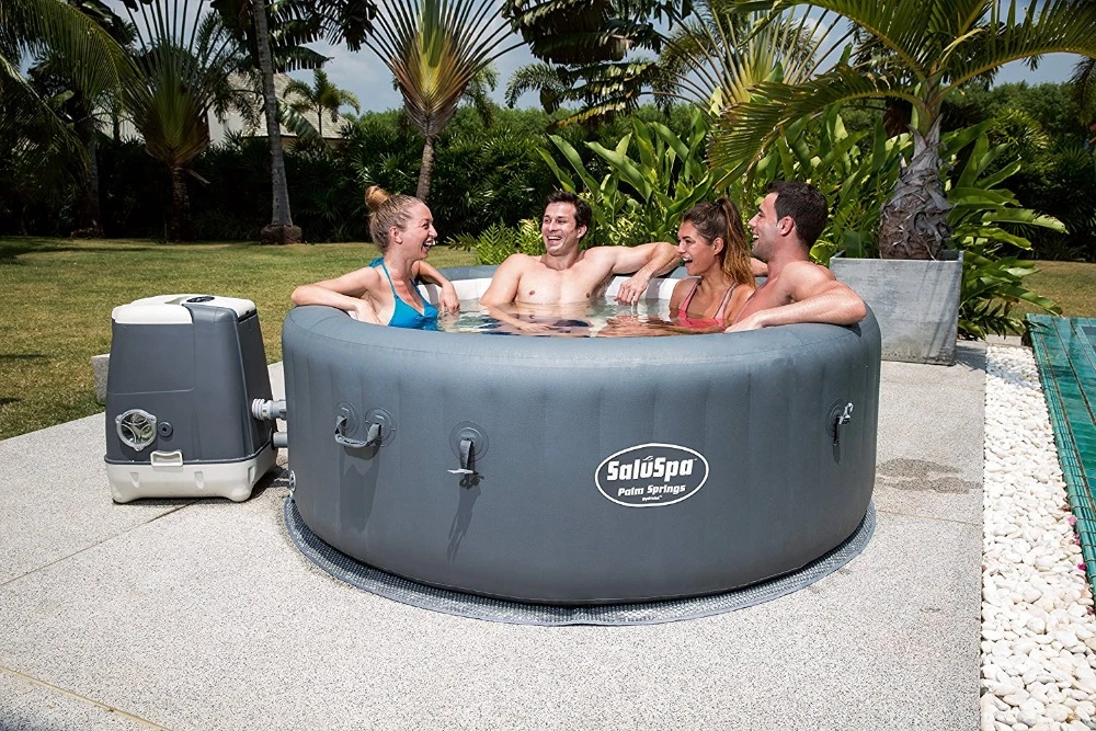 Bestway 54144 Cheap High Quality 6 Persons Outdoor inflatable Spa Hot Tub