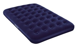 Bestway 67274 193 x 122 x 22cm comfortable pvc inflatable rectangle air mattress flocked inflatable mattress with 2 pillows