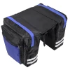 Bicycle Bag Rear Rack Trunks with Carrying Handle Reflective Trim and Large Pockets Bicycle Panniers