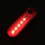 Bicycle warning light rear light safety warning USB rechargeable bicycle tail LED light