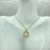 Import Big Round Shaped Pendant With Zircons 18k Gold Plated Stainless Steel Necklace New In Simple Style New Fashion Jewelry from China