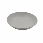 Biodegradable Eco-friendly bamboo fiber Wheat Straw Fiber Round Plate custom dinner plate