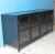 Import Black Buffet MS Iron With Glass Door Sideboard Indian Home Furniture Factory Display Glass Doors Metal Cabinet from India